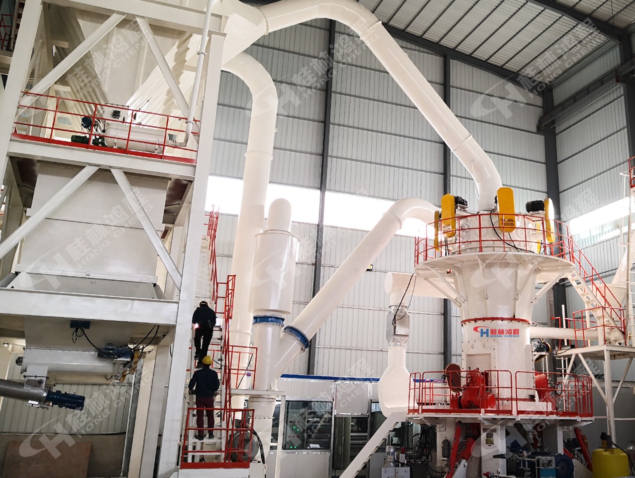 碳酸鈣礦石立磨生產(chǎn)線 碳酸鈣礦石立磨生產(chǎn)線